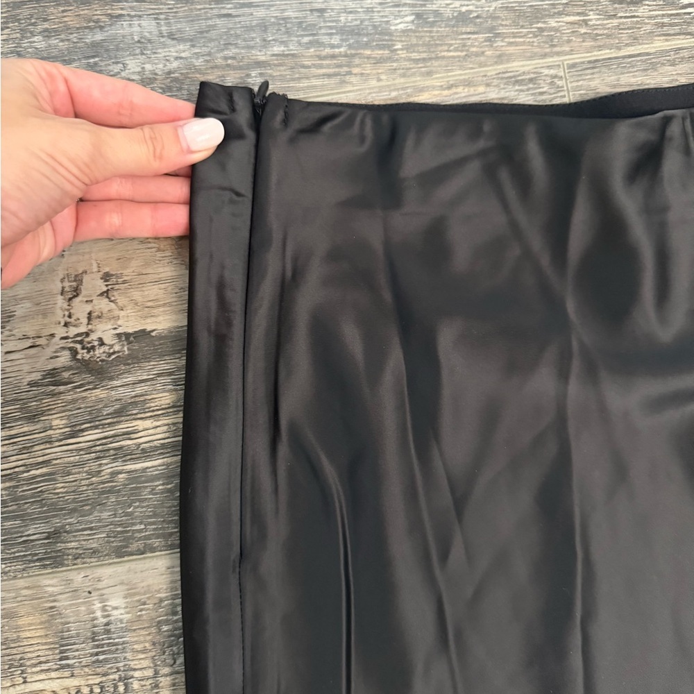NWT COMMENSE Elegant Black Maxi Skirt - Picture 3 of 4